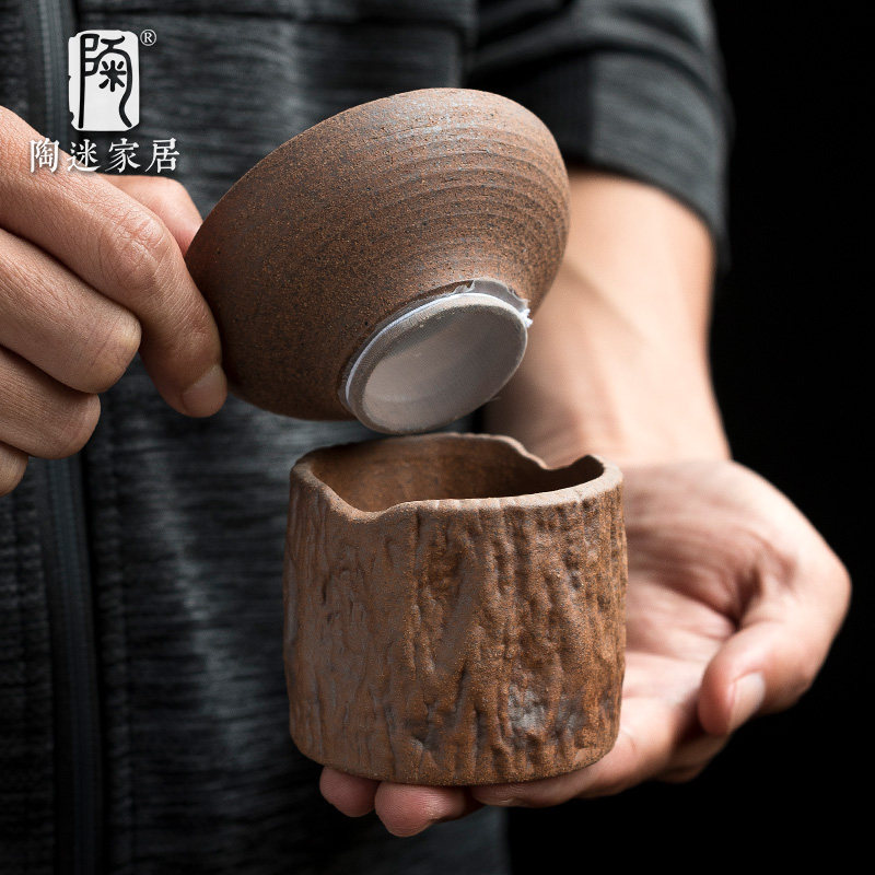 定制陶迷老岩泥粗陶茶漏茶叶过滤功夫茶具配件茶水分离器创意茶宠
