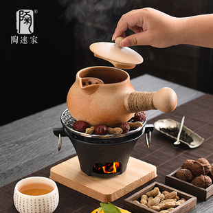 炭炉家用复古全套器具耐高温带烧网温茶壶 陶迷围炉煮茶罐罐茶套装