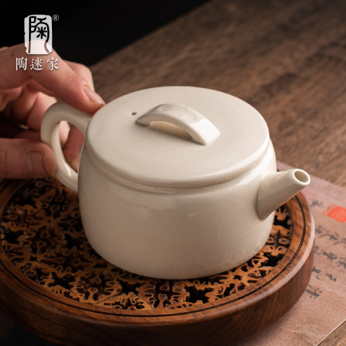 陶迷草木灰釉汉瓦壶简约泡茶具