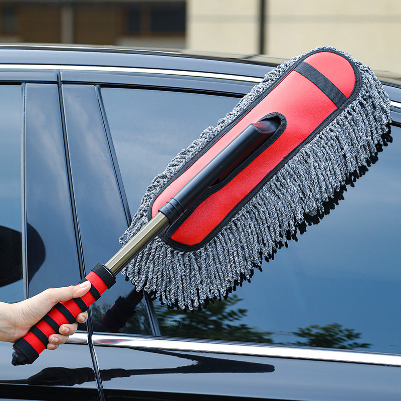 蜡刷汽车掸子除尘掸车洗车车用扫车雪刷软毛扫灰擦车扫把专用车刷