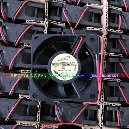 全新ADDA AD0624MS-C70GL 24V 0.08A 6CM/厘米 6020 变频器风扇