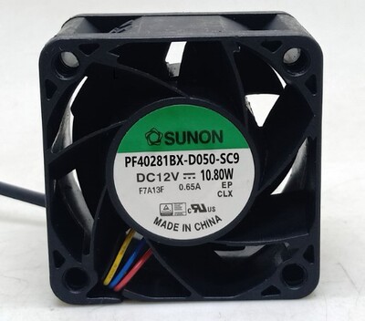 建准4028 12V4线PWM温控高转速散热风扇PF40281BX-D050-SC9大风量