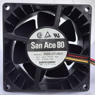 9G0812P1H041 4線PWM溫控風扇 原裝 三洋 8CM 8038 0.9A SANYO 12V