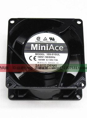 Sanyo三洋 8042 8CM 109-040UL AC100V 10/9W 高端设备交流风机