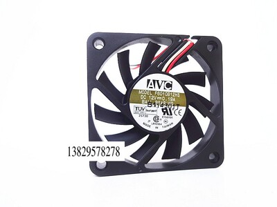 原装 AVC 6010 12V 0.19A 6CM 6厘米 CPU机箱散热风扇 F6010B12HS
