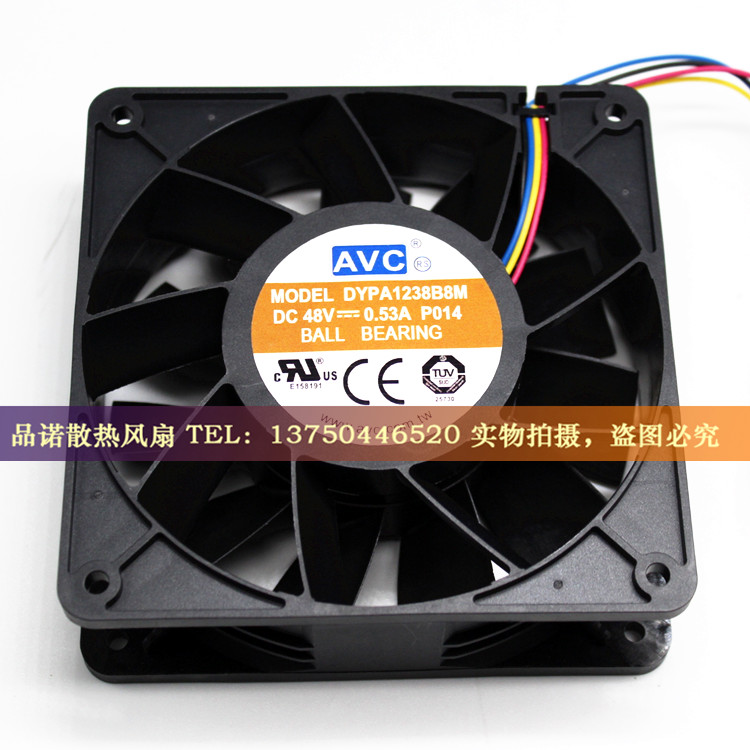DYPA1238B8M AVC 12038 48V 0.53A 12CM/厘米 大风量 服务器风扇