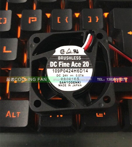 109P0424H6D14 原装三洋SANYO DC24V 0.07A 40*40*20轴流风扇
