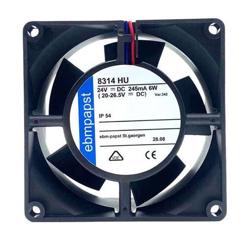 全新德国EBMPAPST TYP 8314H/HU/HR 8032 24V变频器散热风扇