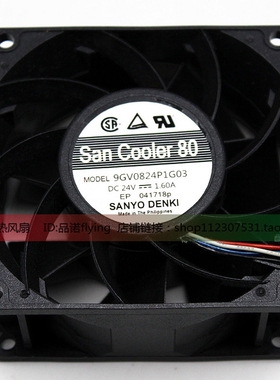 SAN ACE 80 9gv0824p1g03 24V 1.60A 8038 8CM 变频器暴力风扇