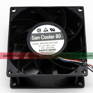 9gv0824p1g03 24V 1.60A SAN 8CM 8038 变频器暴力风扇 ACE