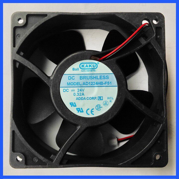 正品KAKU卡固 AD1224HB-F51 24V 0.32A 12038 12CM变频器散热风扇