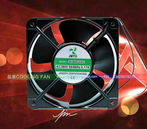 全新JMYO SA18060CA3HO 380V 电箱 三相频器电柜耐高温散风扇18CM