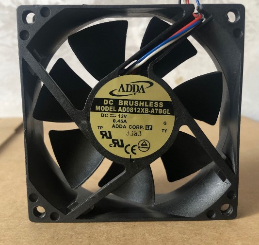 原装 AD0812XB-A7BGL 12V 0.45A 8025 4线PWM 电源散热风扇