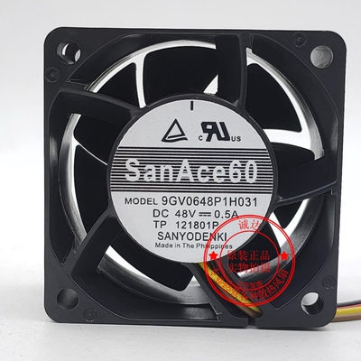 全新原装三洋9GV0648P1H031 6038 6厘米 48V 0.5A 服务器散热风扇