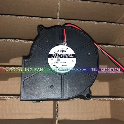 台湾ADDA AD7524MB 7530 24V 0.14A 7CM/厘米 离心涡轮鼓风机风扇