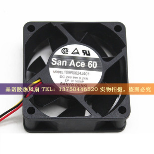 402 6025 DC24V 三洋SANYO 大风量变频器风扇 0.24A 109R0624J401