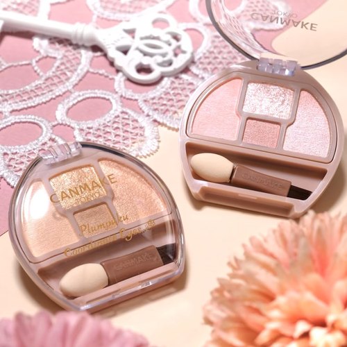 小猴子同款 日本canmake井田卧蚕泪袋四色眼影盘修饰眼部限定N01