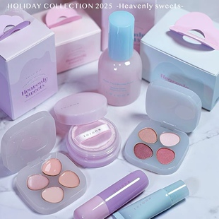 现货!to/one2025圣诞限定套装toone四色眼影唇釉 遮瑕散粉套装