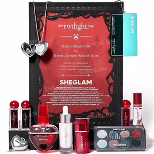 在途!Sheglam2025Twilight暮光之城联名彩妆 吸血鬼眼影腮红唇釉