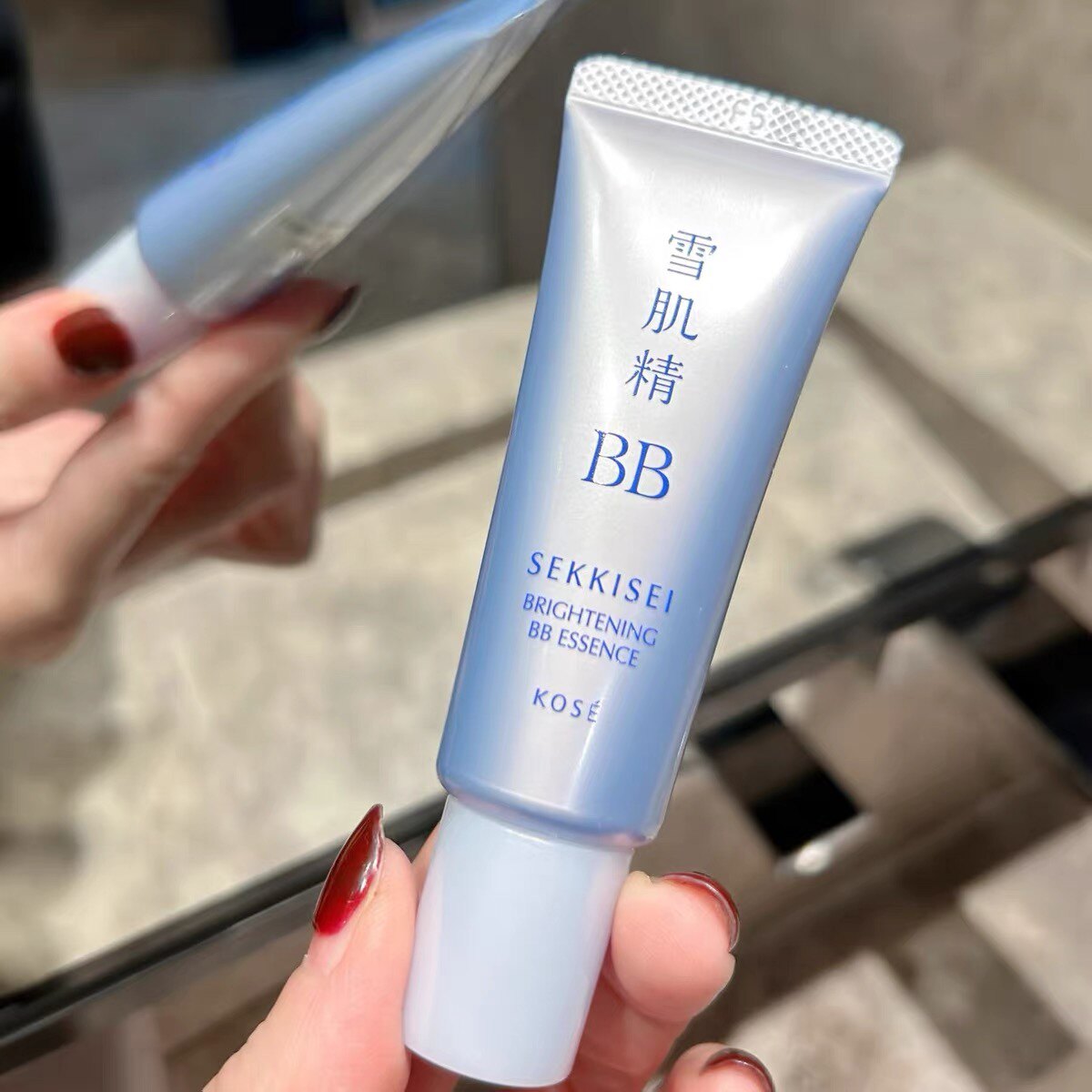 现货！SEKKISEI雪肌精亮采BB霜六合一隔离打底精华防晒水润30g