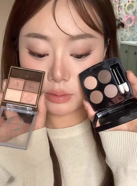 【现货】香奶奶308平替！日本EXCEL SANA莎娜大地色四色眼影SR03