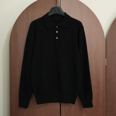 亲肤舒适男士长袖针织衫Polo秋冬