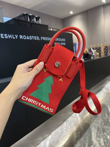 Мультяшная милая трикотажная сумка через плечо, небольшая сумка, портативная барсетка для выхода на улицу, в корейском стиле