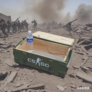 CSGO退役木箱弹药箱户外露营野营木箱影视道具摆件装饰收纳箱