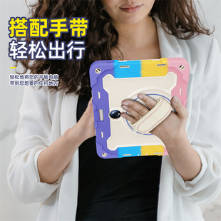 适用OPPOpad2平板保护套11.6寸防摔OPD2201旋转手持腕带手托硅胶套三层防压弯儿童防护后壳高端商务款