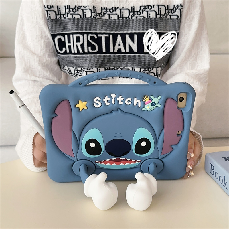 适用iPad Mini6平板保护套苹果7代8.3英寸平板卡通全包壳A2567儿童加厚款mini7稳固支架迷你斜挎背带