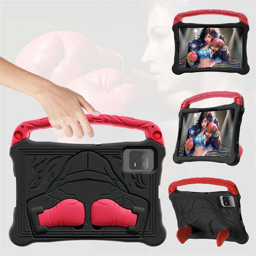 适用三星Galaxy Tab S10FE手提防摔壳SM-X520儿童款EVA防压弯X510加厚款S8卡通EVA外壳S7拳王支架X706斜挎背