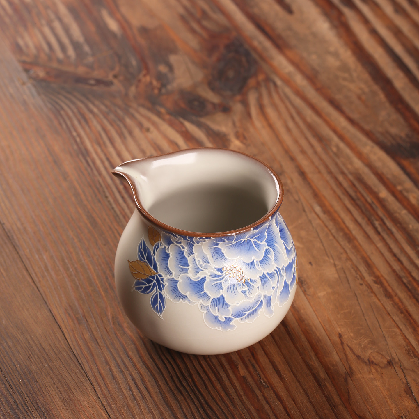 熹言汝窑公道杯陶瓷公杯分茶器茶海大容量汝瓷功夫茶具茶道配件