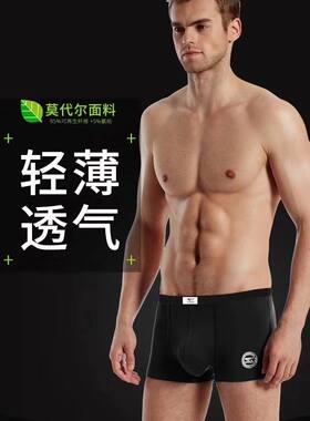七大码匹狼平角内裤莫代尔面料