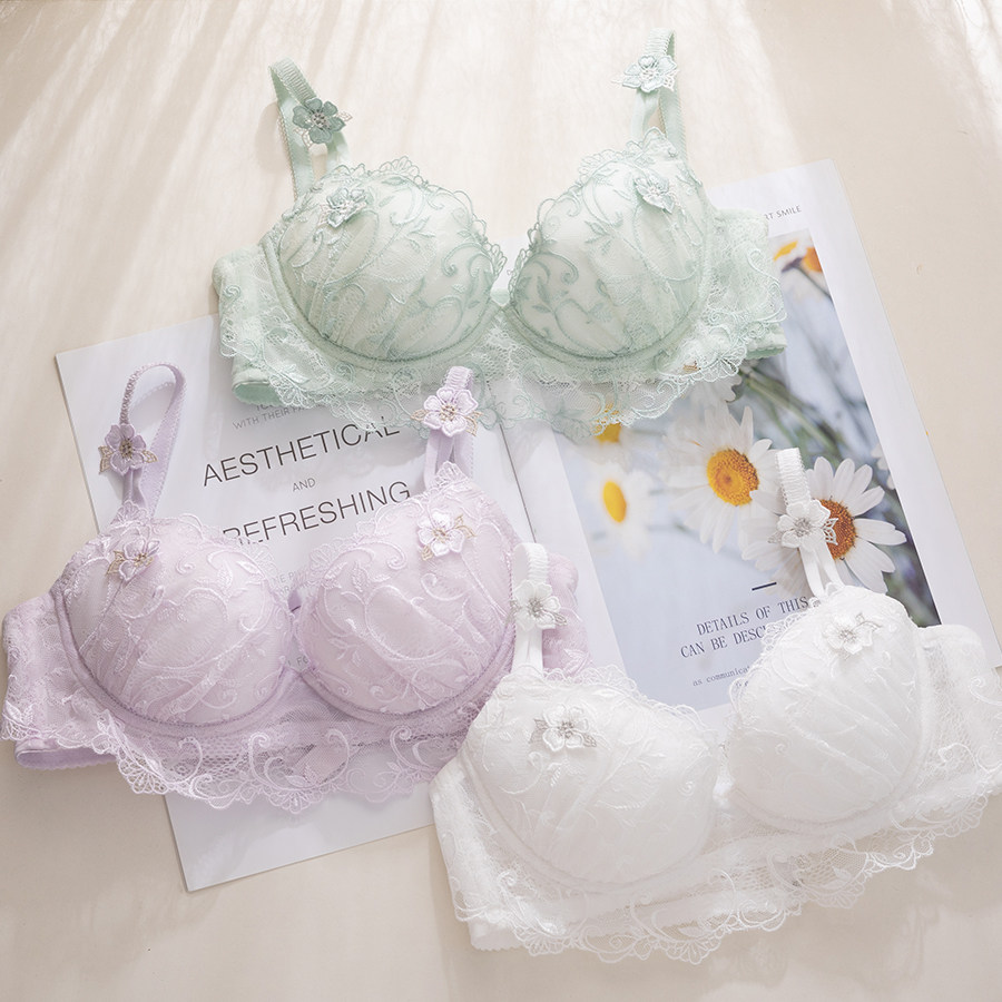 日系少女甜美可爱中鸡心圆盘胸蕾丝性感聚拢内衣套装女内衣内裤女,女士内衣/男士内衣/家居服,文胸套装,淘宝优惠券,粉丝福利购,淘宝优惠卷