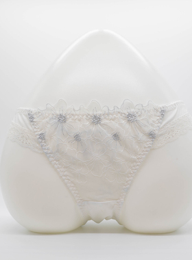 日系少女甜美可爱纯欲风纯棉裆刺绣花朵性感内裤女三角裤女打底裤