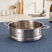 德国双立人NOVA系列24cm厘米不锈钢蒸笼蒸格蒸屉蒸锅staub蒸笼