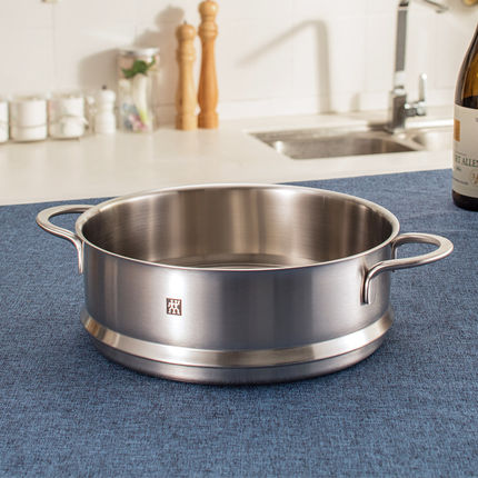 德国双立人NOVA系列24cm厘米不锈钢蒸笼蒸格蒸屉蒸锅staub蒸笼