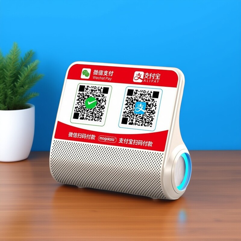商用无线收钱语音播报器摆摊进米音响收银神器蓝牙音箱低音炮