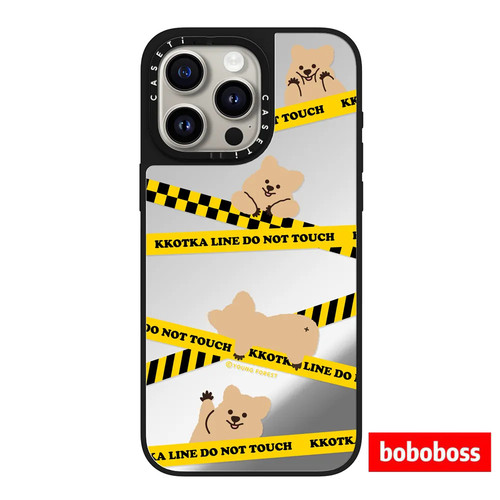 ssti源厂！YOUNG FOREST系列 KKOTKA小熊警戒线 磁吸适用于iPhone18/17/16/15/14/Plus/Pro/Max防摔手机壳