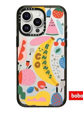 case源厂！艺术家联名水果沙拉magsafe适用于iPhone17/16/15/14/13/Pro/Plus/Max高品质防摔磁吸透明手机壳