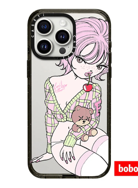 CASE源厂！foxy illustrations联名 樱桃泰迪少女 magsafe适用于iPhone17/16/15/14/Pro/Max防摔磁吸手机壳
