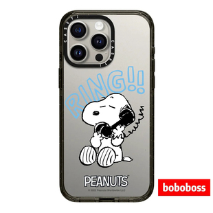 cassti源厂！Peanuts史努比家族系列 打电话的史努比 适用于iPhone17/16/15/14/Plus/Pro/Max防摔磁吸手机壳