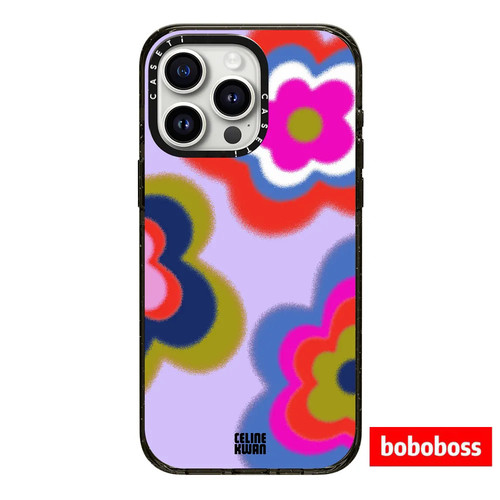 CASE源厂！CELINE KWAN联名系列 花朵 magsafe兼容 适用于iPhone17/16/15/14/Pro/Max磁吸防摔手机保护壳