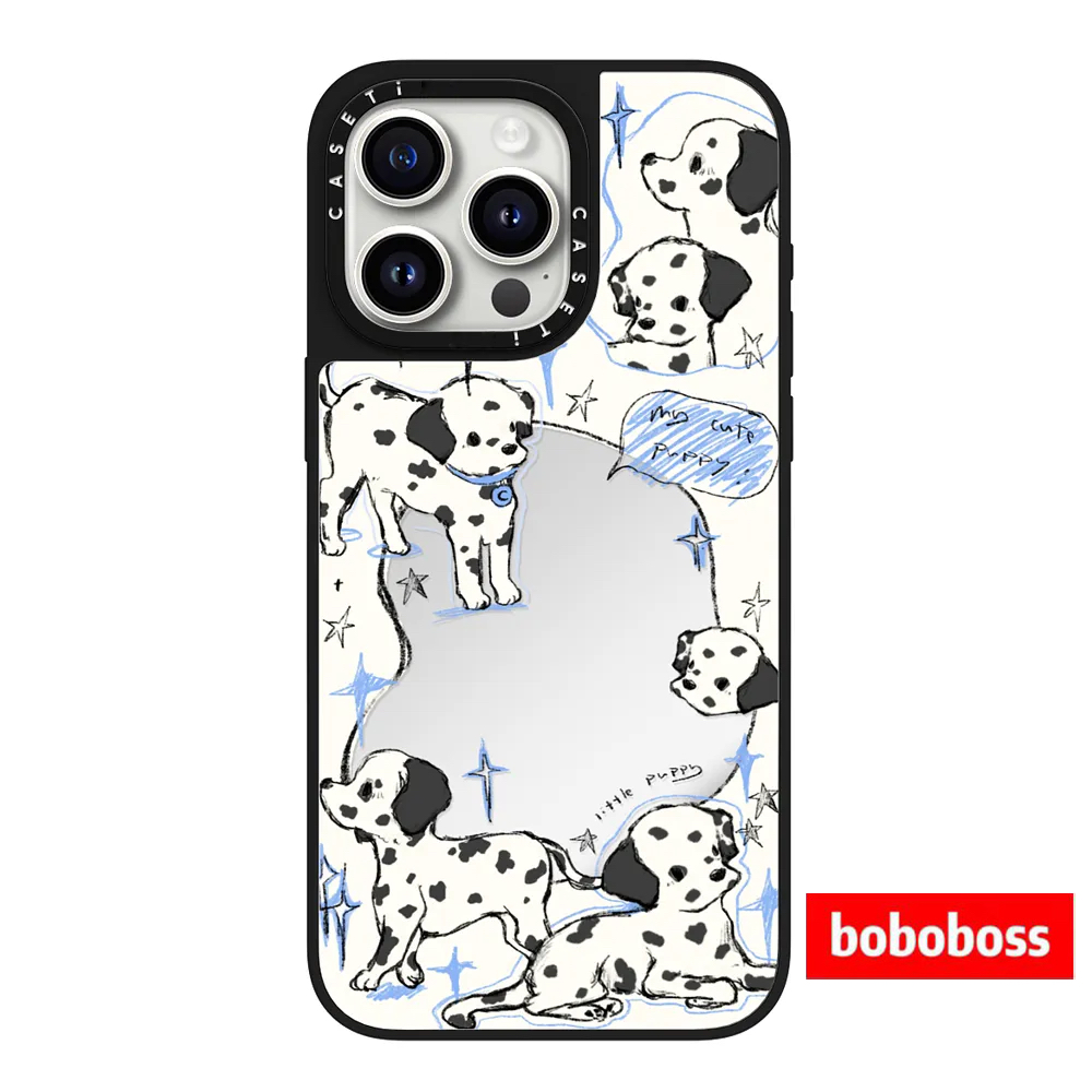 case源厂！艺术家联名系列 斑点狗 magsafe适用于iPhone17/16/15/14/13/Plus/Pro/Max情侣可爱防摔磁吸手机壳