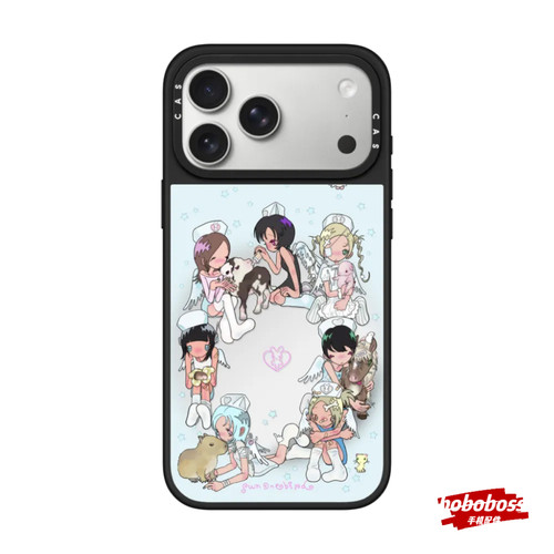 cassti源厂！鸟鸟一 护士天使圈 magsafe适用iPhone18/17/16/15/14/13/12/Pro/Max防摔磁吸透明手机壳