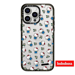 cassti源厂！Hello Kitty系列 Box Logo适用于iPhone17/16/15/14/13/12/Plus/Pro/Max可爱防摔磁吸手机壳