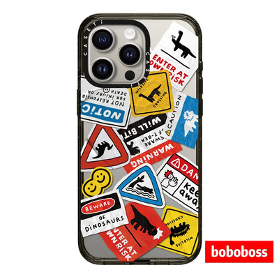 cassti源厂！JOGUMAN系列 当心恐龙 magsafe兼容 适用于iPhone17/16/15/14/Plus/Pro/Max防摔透明磁吸手机壳