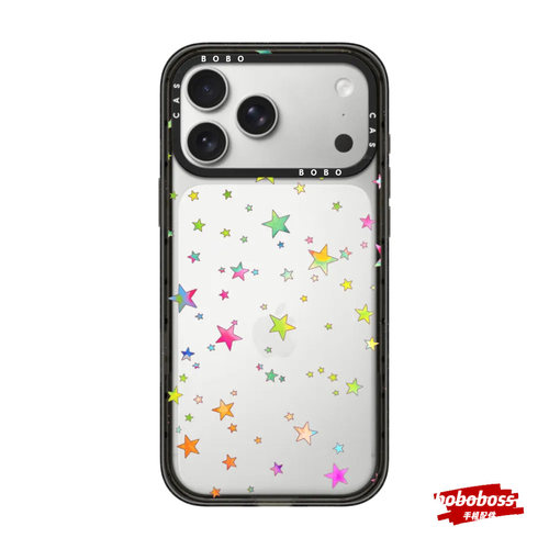 ssti源厂！艺术家联名系列 缤纷幸运星 magsafe磁吸适用于iPhone18/17/16/15/14/13/Pro/Max透明防摔手机壳