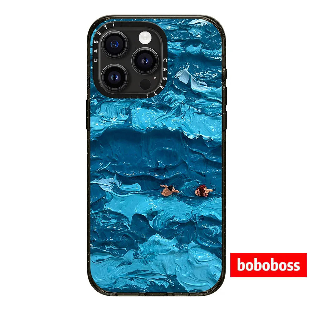 case源厂！艺术家联名 我们与海浪 magsafe适用于iPhone16/15/14/13/Pro/Plus/Max小众油画风防摔磁吸手机壳