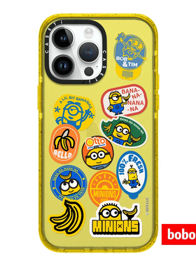 case源厂！迪士尼小黄人贴纸magsage磁吸适用于iPhone16/15/14/13/12/Plus/Pro/Max防摔手机壳